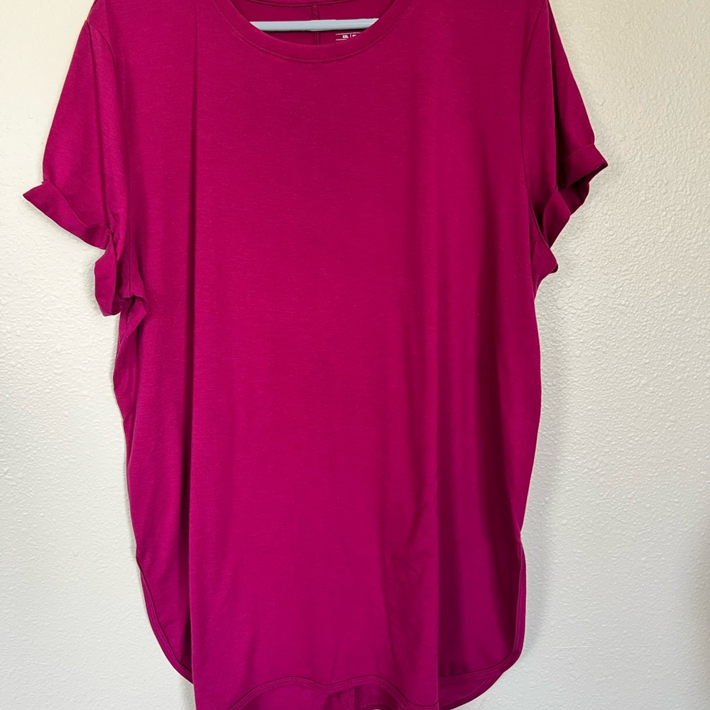 Tek Gear Pink Flutter Sleeve Oversized T-Shirt
